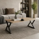 Elegant Amelia Center Table designed for office waiting areas and lounges.
