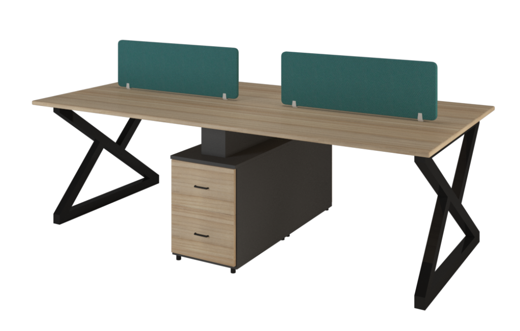 Amelia Four Person Workstation