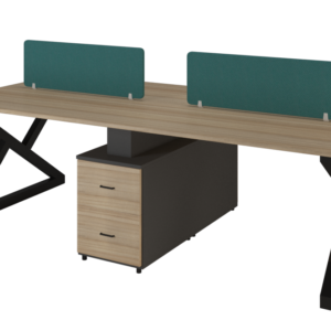 Amelia Four Person Workstation