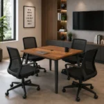 Freedom Square Meeting Table with modern design for collaborative office discussions.