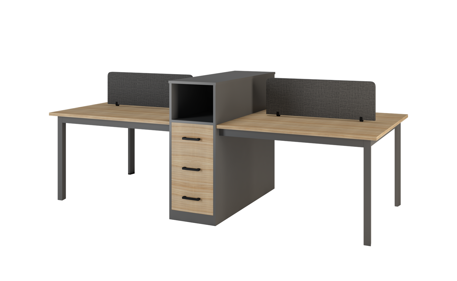 Prive Linear 4 Person Workstation