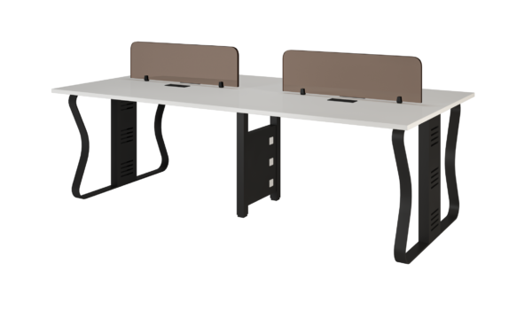 Smeda Linear 4 Person Workstation