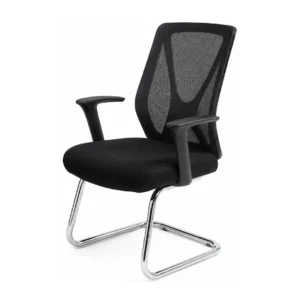 Cobra Visitor Chair featuring contoured lumbar support for office reception areas