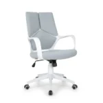 Smooth caster wheel movement under sturdy Matrix Midbback Office Chair frame