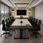 Premium Smeda Conference Table offering spacious seating for productive meetings.