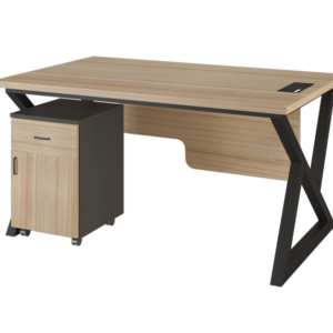 Amelia Staff Table With Drawer Unit Inside