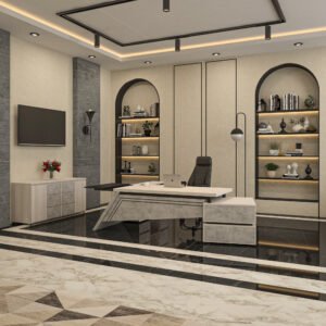 Exsoz Executive Desk With Credanza