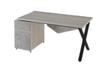 Exsoz Staff Table With Drawer Unit Inside
