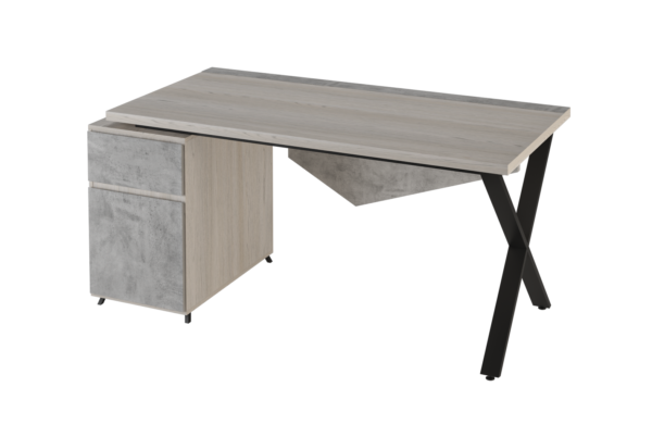 Exsoz Staff Table With Drawer Unit Inside