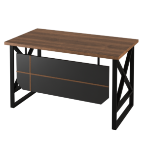 X Box Staff Table With Single Drawer Inside