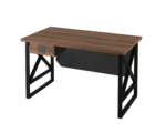 X Box Staff Table With Single Drawer Inside