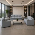 Stylish Exoz Executive Sofas designed for executive offices and reception areas.