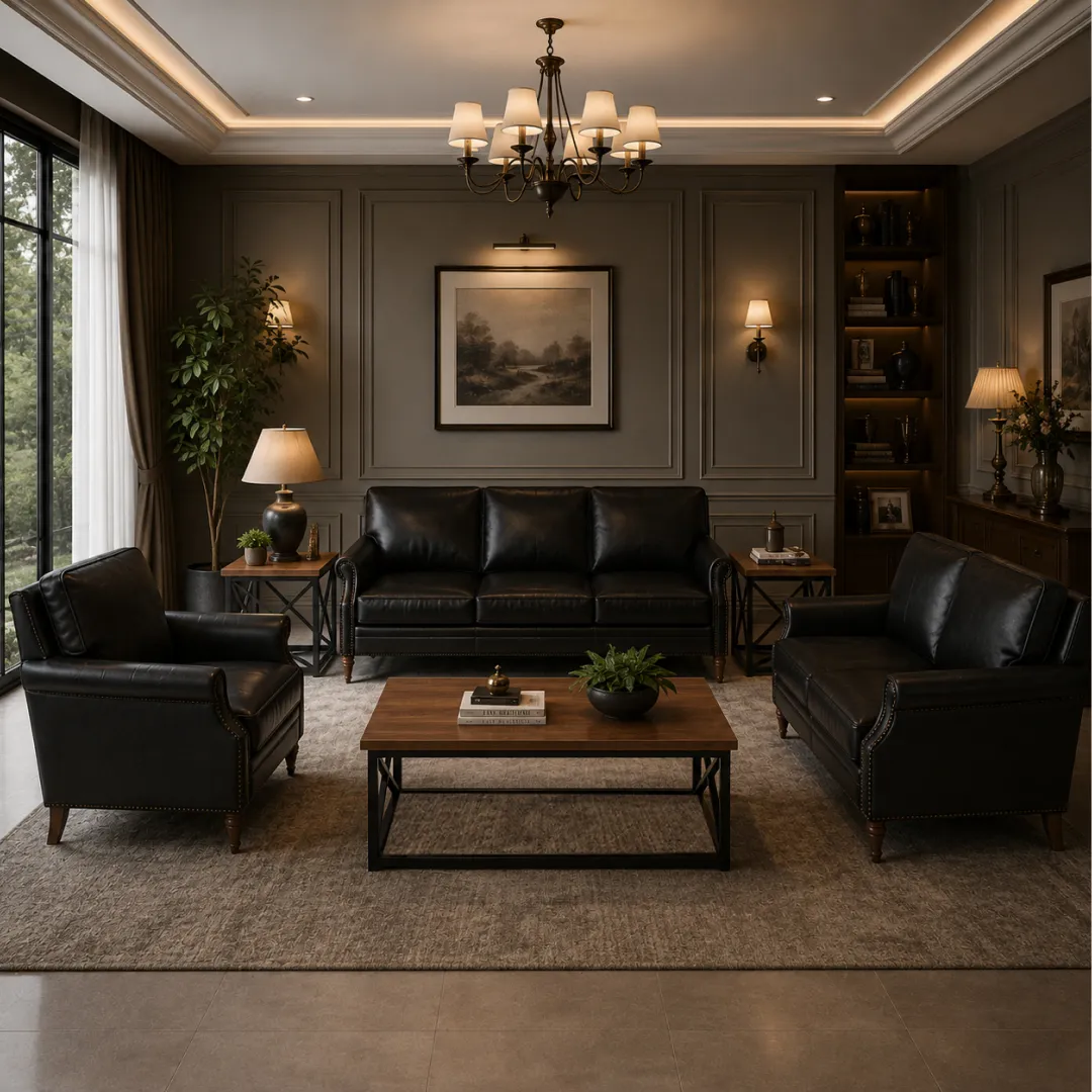 Modern X-Box Executive Sofas offering luxurious comfort and elegant design.