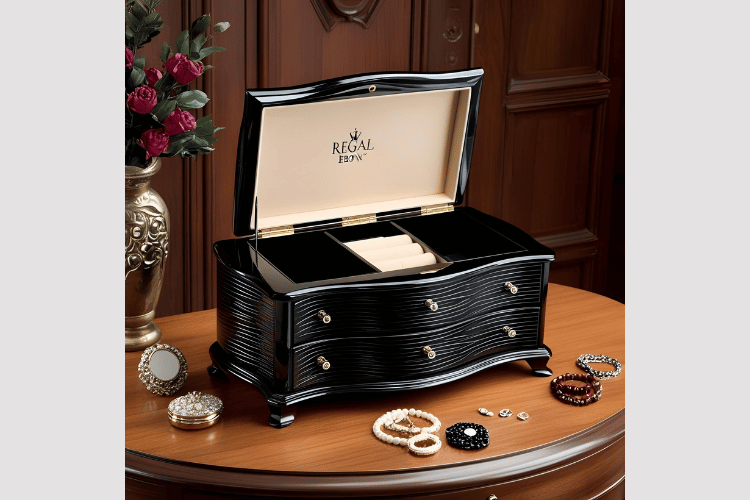 Regal Ebony Jewelry Box