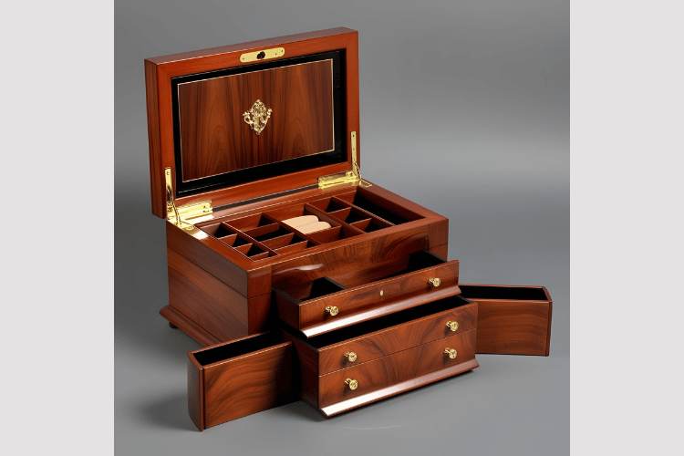 Royal Mahogany Jewelry Box