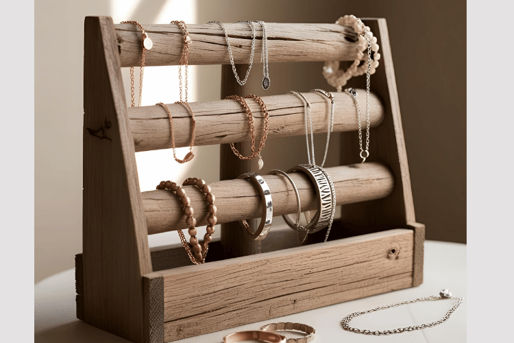 Rustic Barnwood Jewelry Holder
