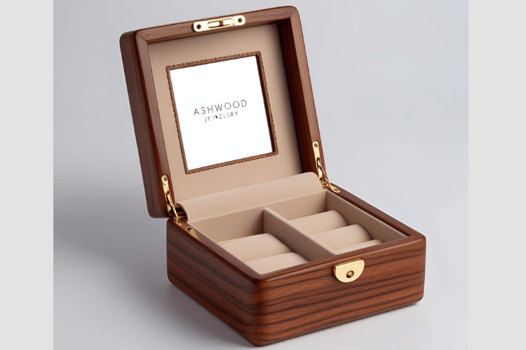 Slimline Ashwood Jewelry Case