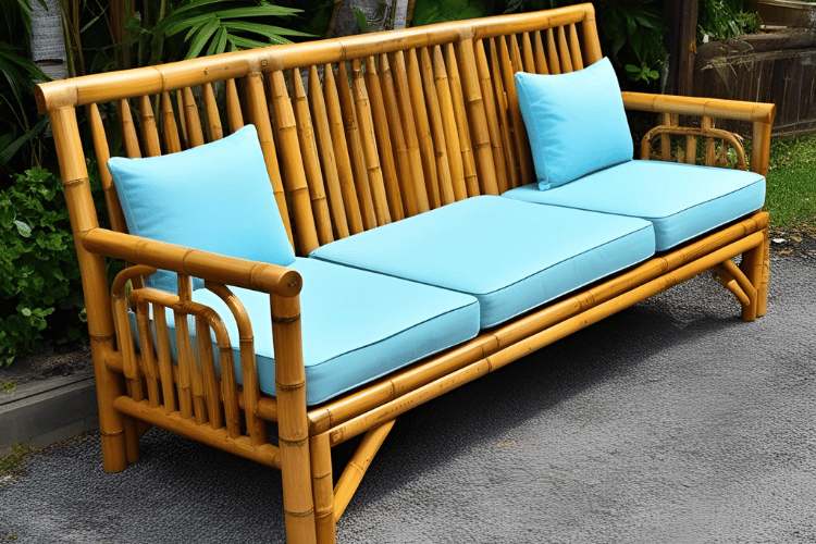 Eco-Friendly Bamboo Sofa Set