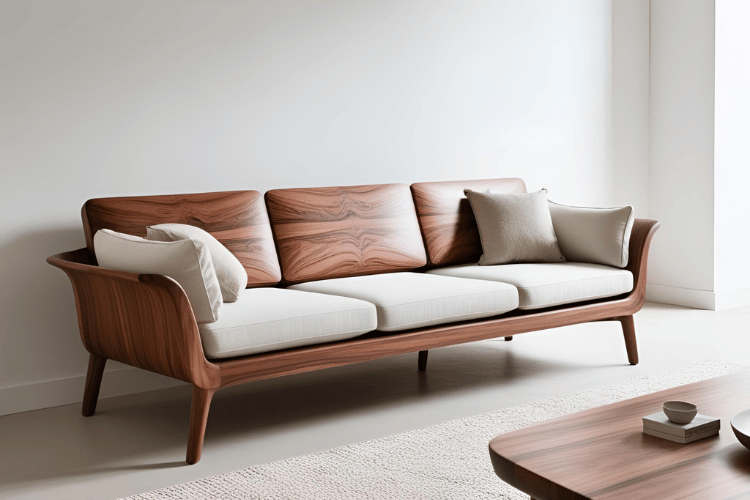 Minimalist Chinioti Wood Sofa Set