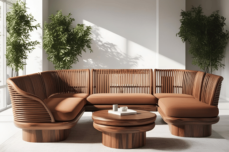 Urban Chic Chinioti Wooden Sectional