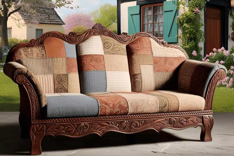 Village-Style Handmade Sofa