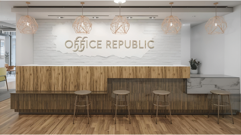 Creative Office Reception Design