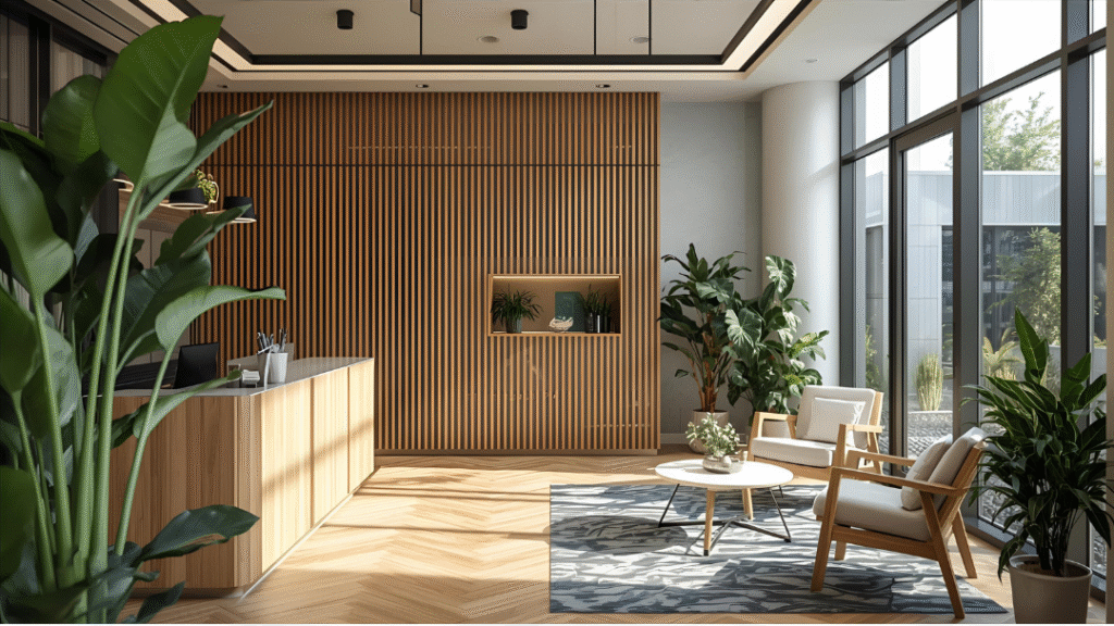 Creative Small Office Reception Design