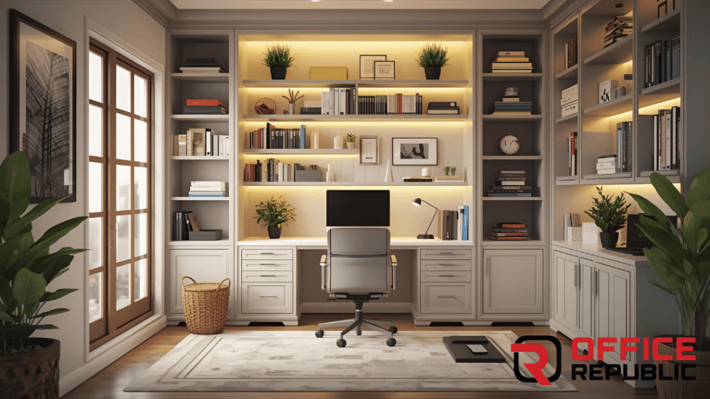 Declutter with Built-In Storage