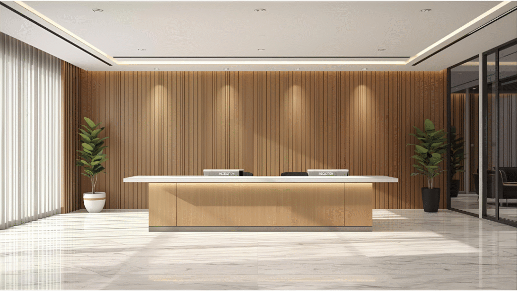 Office Reception Table Design