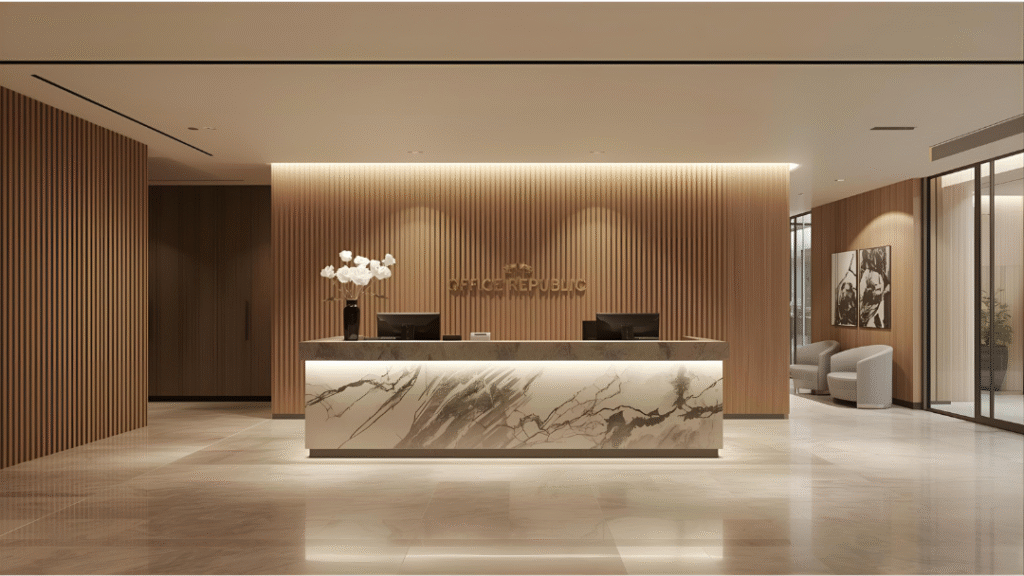 Reception Table Design for Office