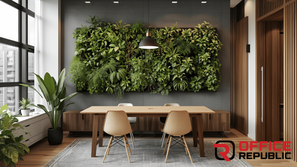 Use Vertical Gardens for a Fresh Touch