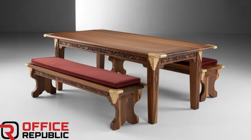 Chinioti Table with Bench Seating
