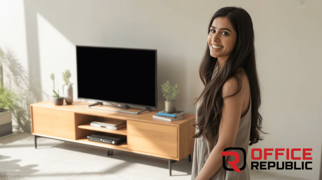 Compact TV Console for Small Room