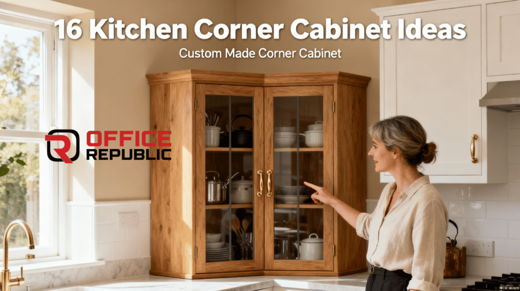 Custom Made Corner Cabinet