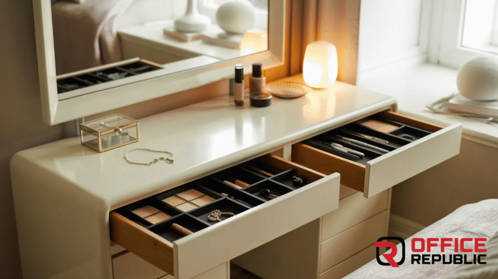 Dressing Table with Hidden Storage