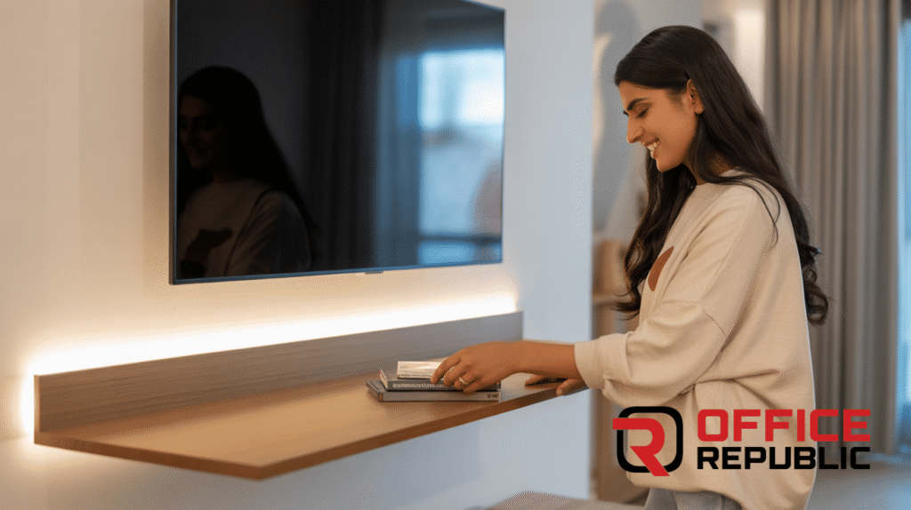 Floating TV Console