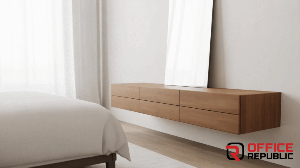 Minimalist Floating Dressing Unit