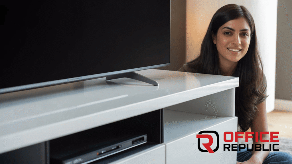 Modern High Gloss TV Console