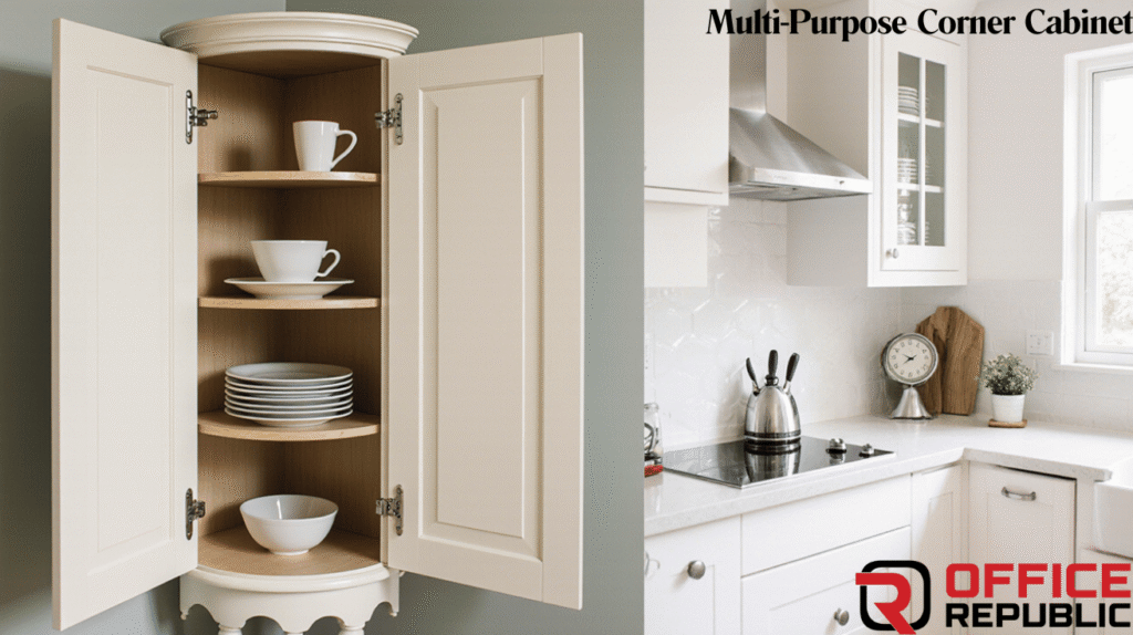 Multi-Purpose Corner Cabinet