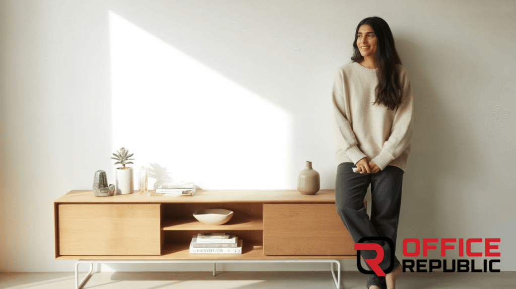 Scandinavian Style TV Console