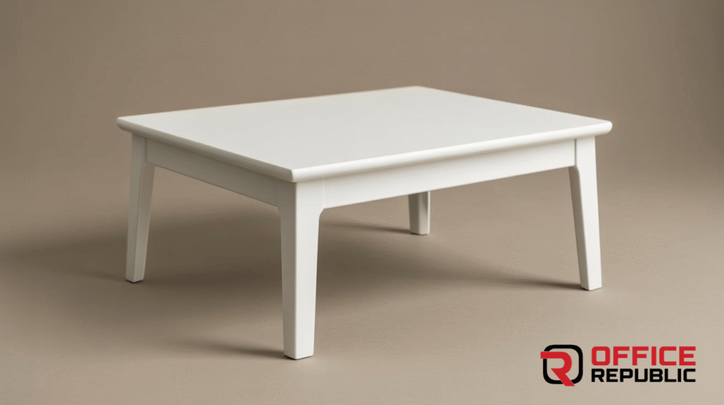 White Finish Small Table