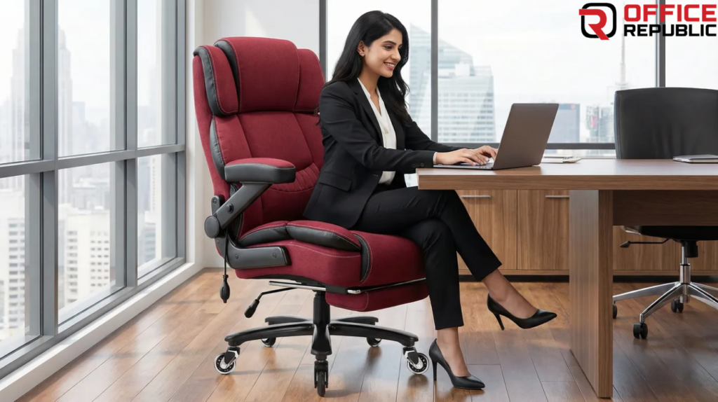 Adjustable Lumbar High Back Chair
