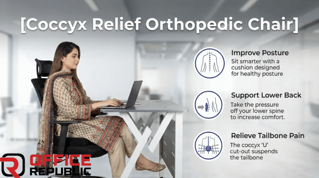 Coccyx Relief Orthopedic Chair