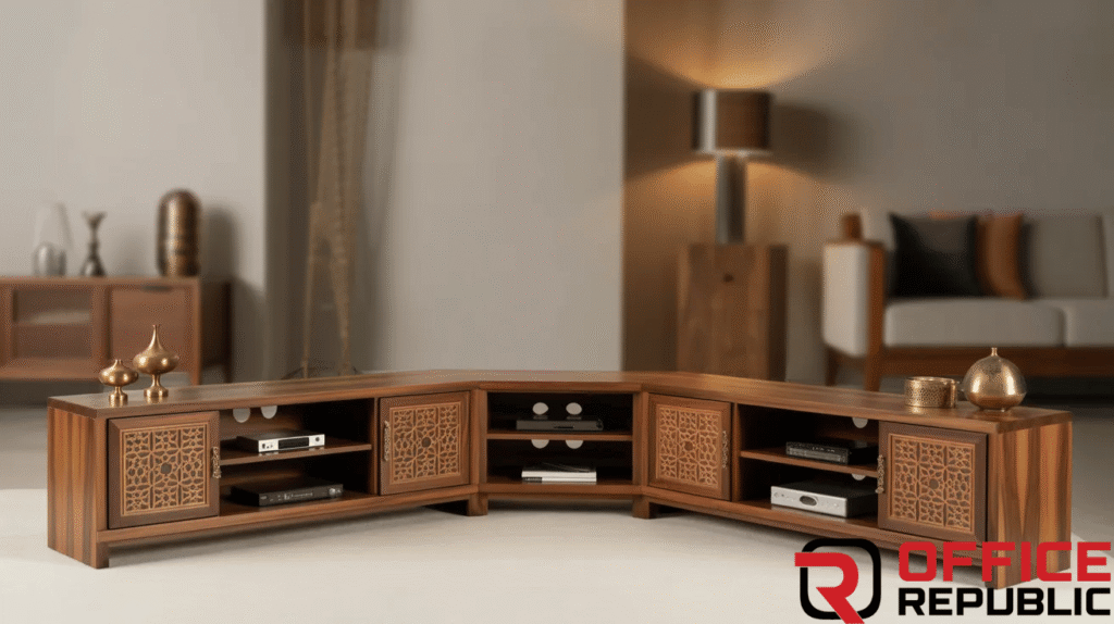 Corner TV Console