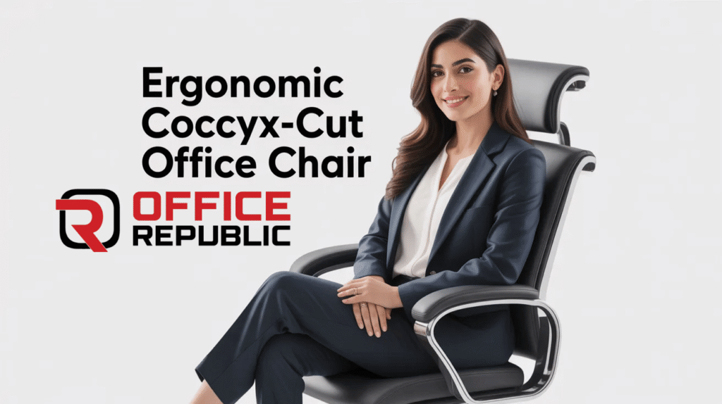  Ergonomic Coccyx-Cut Office Chair