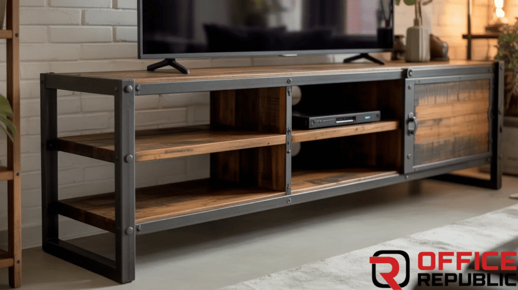 Industrial Style TV Console