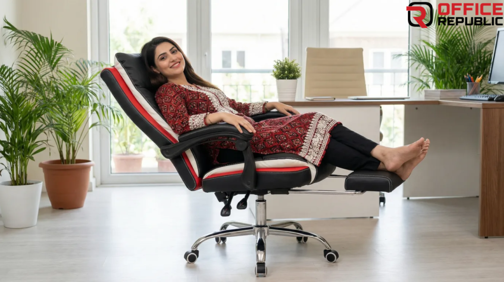 Reclining High Back Ergonomic Chair