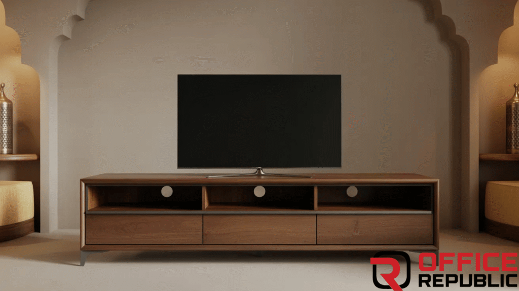TV Console with Storage Drawers