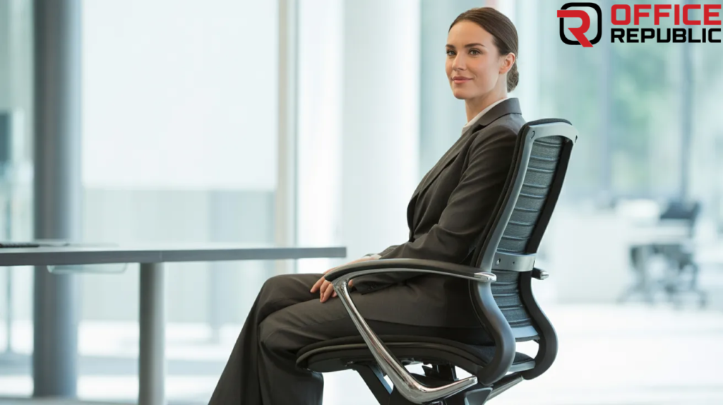 Armless Lumbar Support Chair