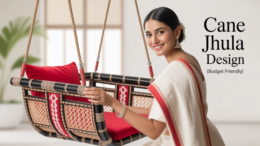 Cane Jhula Design (Budget Friendly)